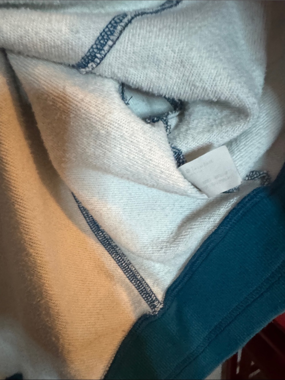 NATURAL LIFE Teal Floral Pattern Crewneck Sweatshirt - Picture 6 of 13